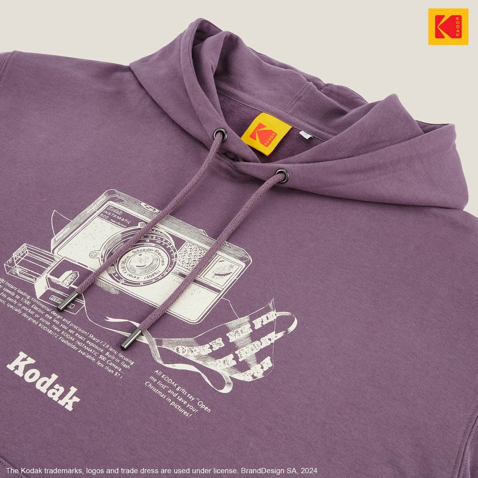 Sweater met kap, licentie Kodak