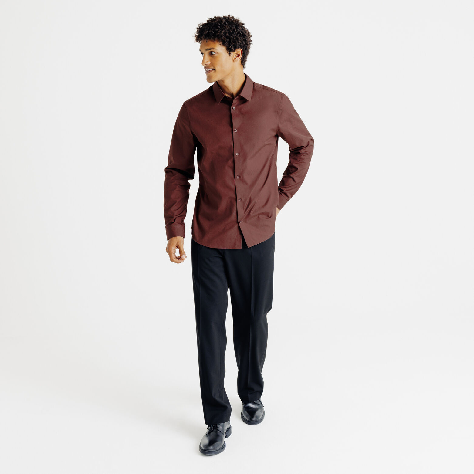 Chemise repassage facile slim coton