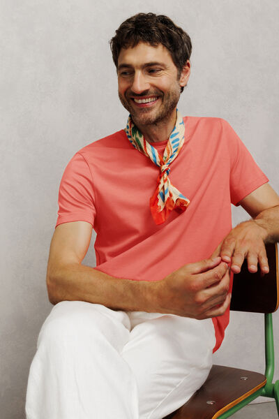Basic T-shirt met ronde hals
