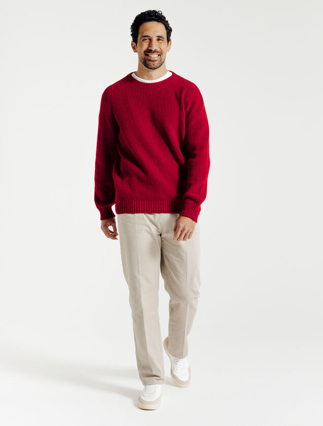 Trui van merino/kasjmiermix Made in France