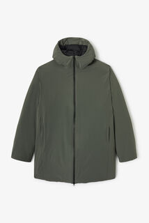 Parka longue &agrave; capuche