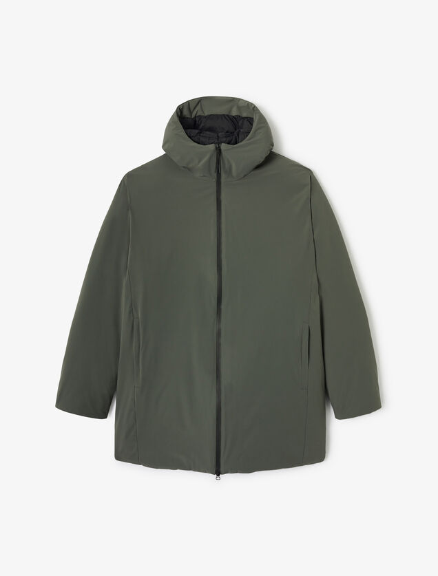 Parka longue &agrave; capuche