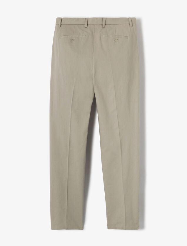 Pantalon chino loose &agrave; plis