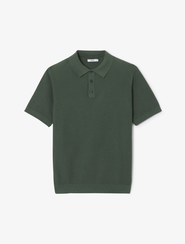 Polo en maille micro piqu&eacute;