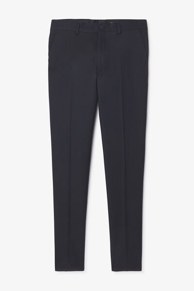 Slim fit effen kostuumbroek 