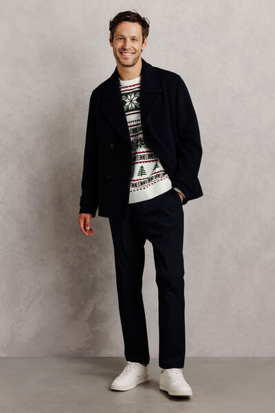 Pull de No&euml;l jacquard