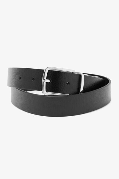 Coffret ceinture r&eacute;versible 100% cuir No&euml;l