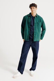 Sweat col rond effet d&eacute;lav&eacute; patch