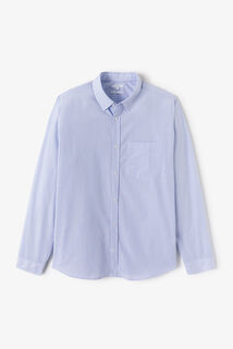 Gestreept hemd in katoen