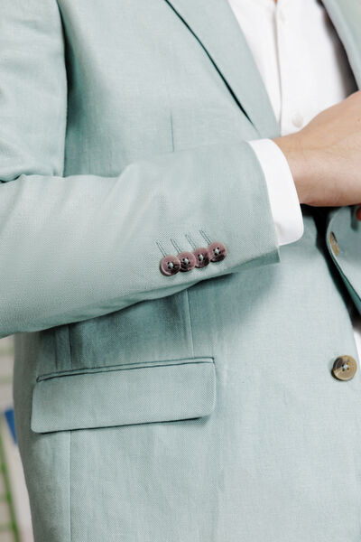 Veste de costume confort 100% lin