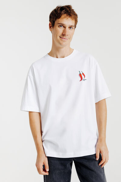 T-shirt met Sint-Valentijn print voor- en achteraa