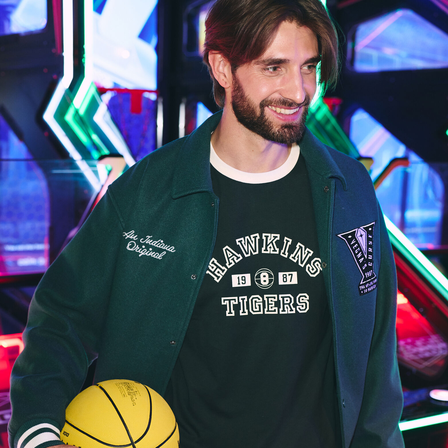 Blouson universitaire licence Stranger Things