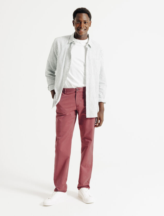 Pantalon chino léger straight