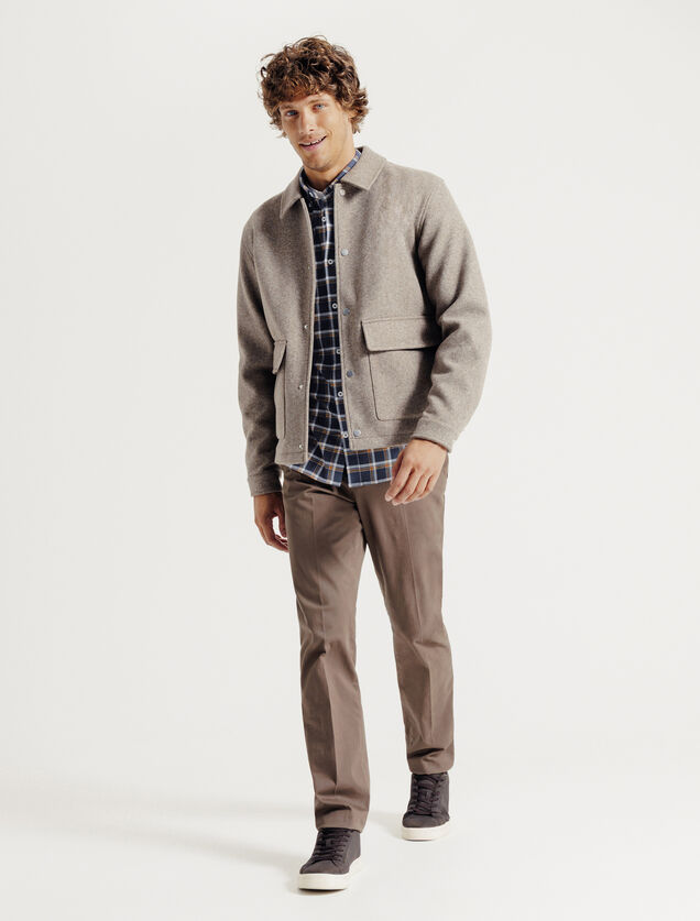 Chemise flanelle &agrave; carreaux