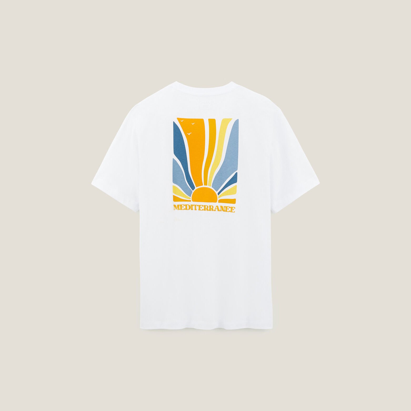 T-shirt van Jules, mediterrane strandprint