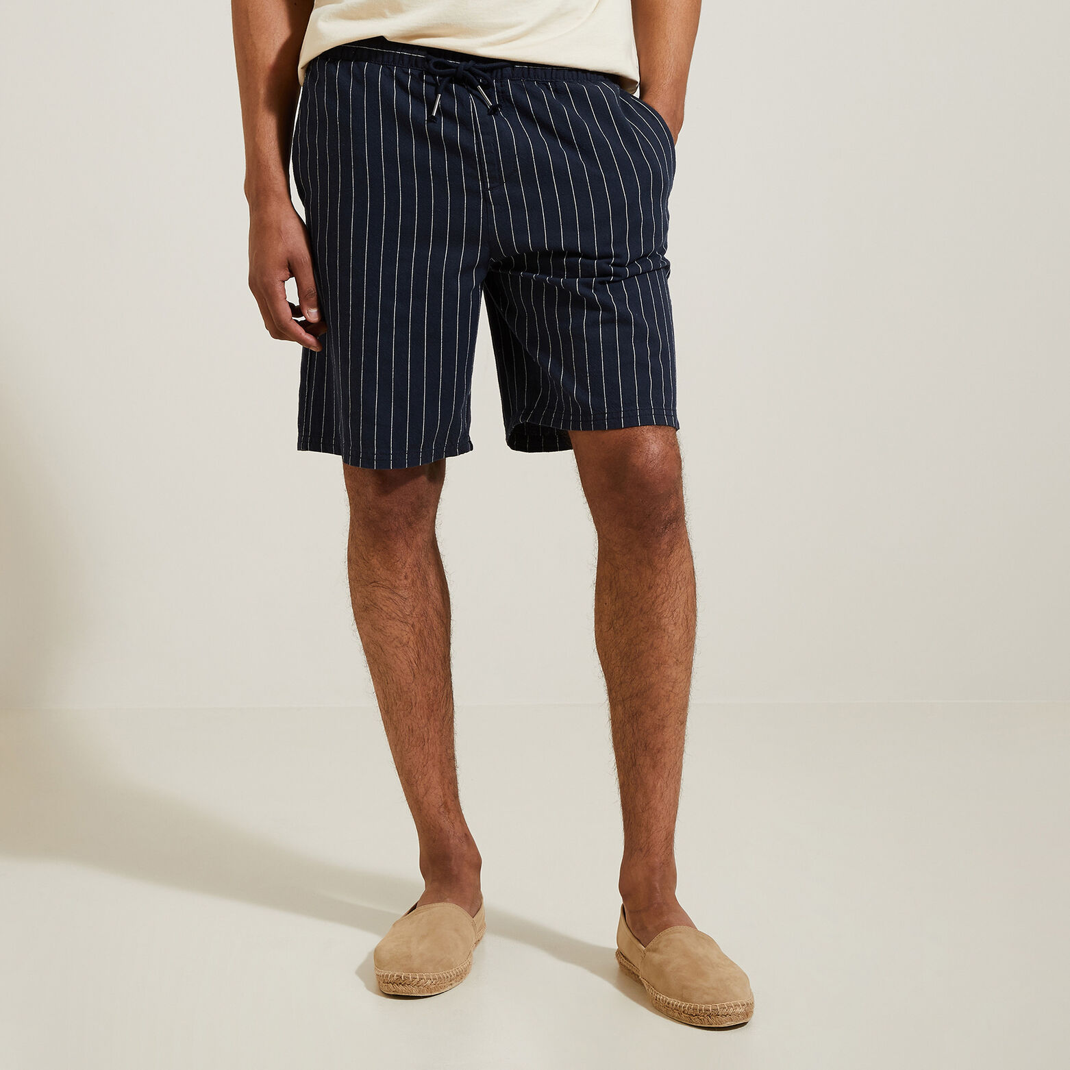 Short Bermuda Rayé 3B - Taille 13 Junior - Neuf Sans étiquette - Fabriqué Aux États-Unis