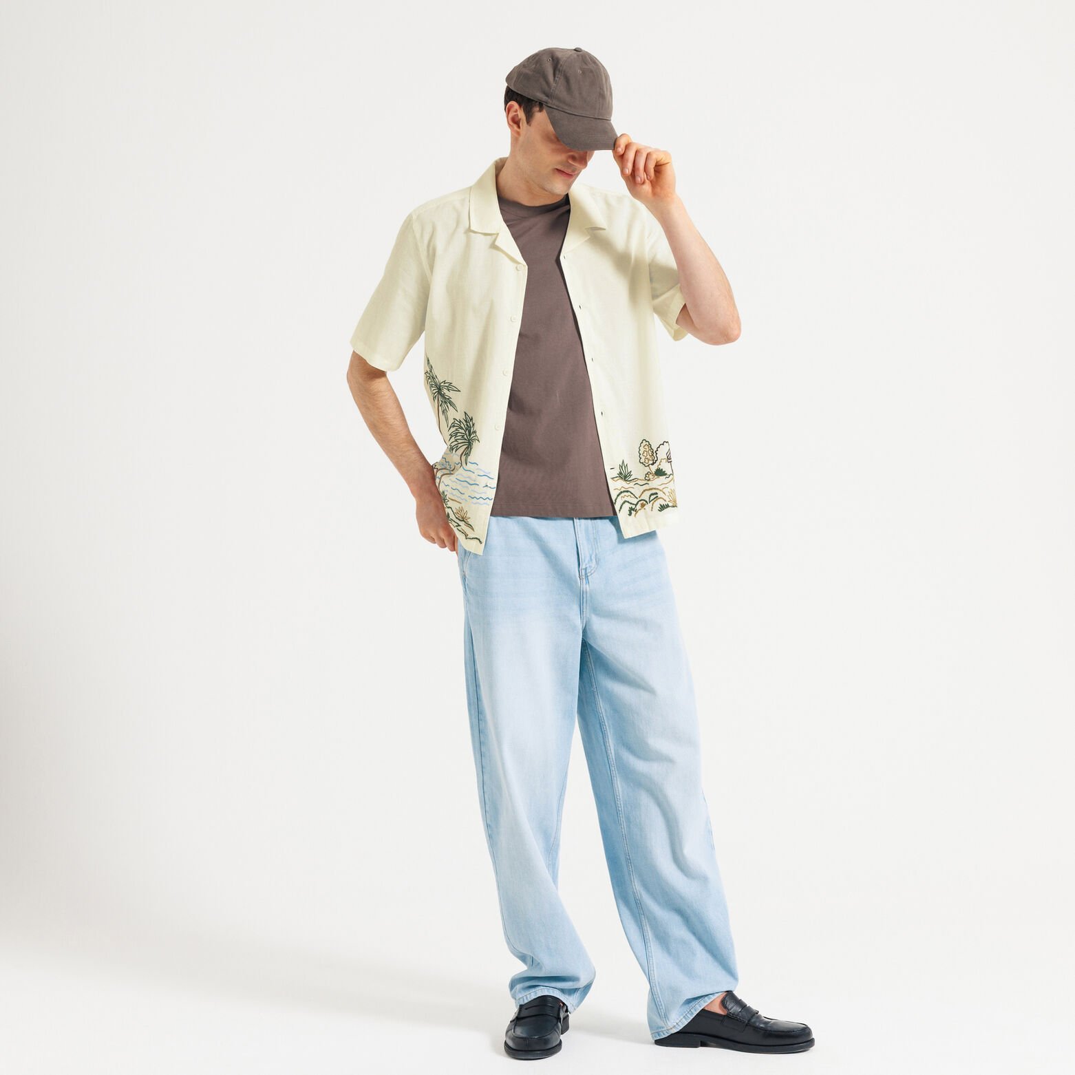 Chemisette brod&eacute;e