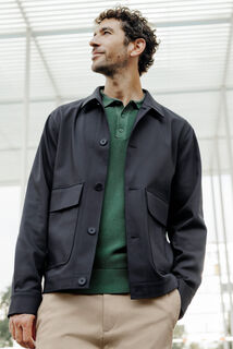 Veste boutonn&eacute;e col chemise