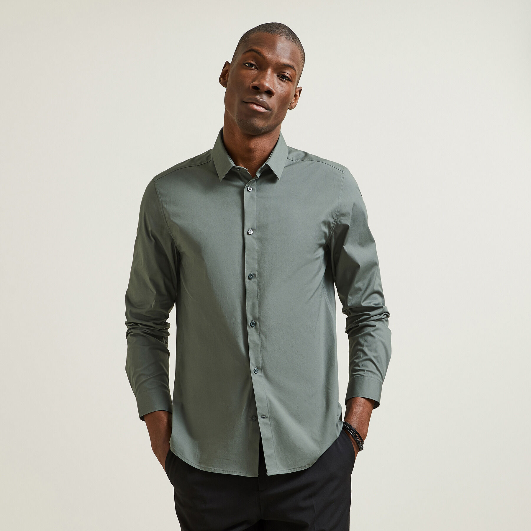 Chemise slim top