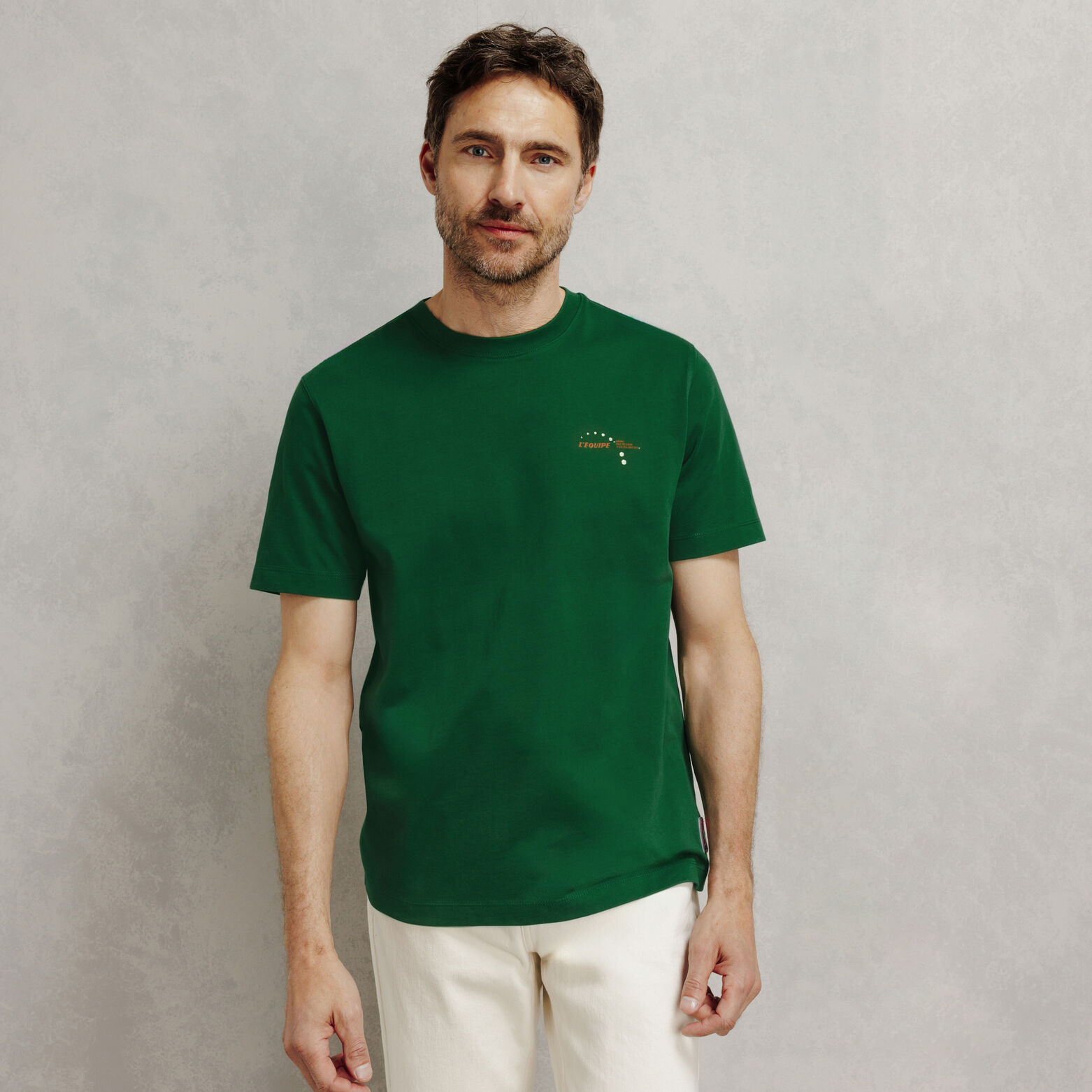 Tee shirt imprim&eacute; dos licence l'&Eacute;quipe