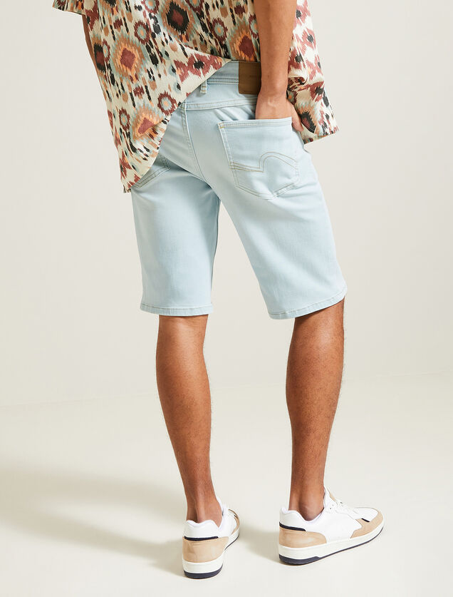 Bermuda en jean urbanflex en coton recyclé