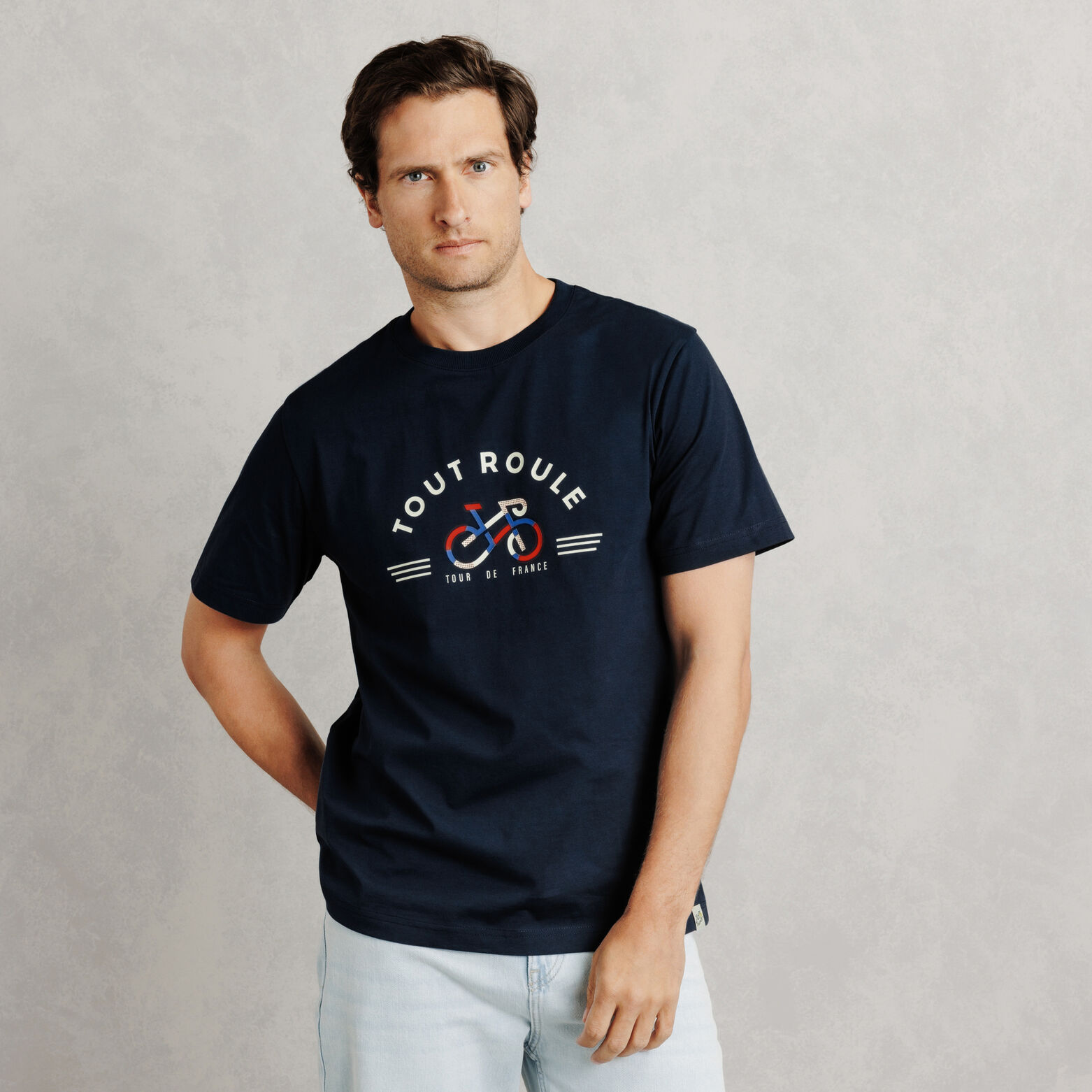 Tee shirt imprim&eacute; licence Tour de France