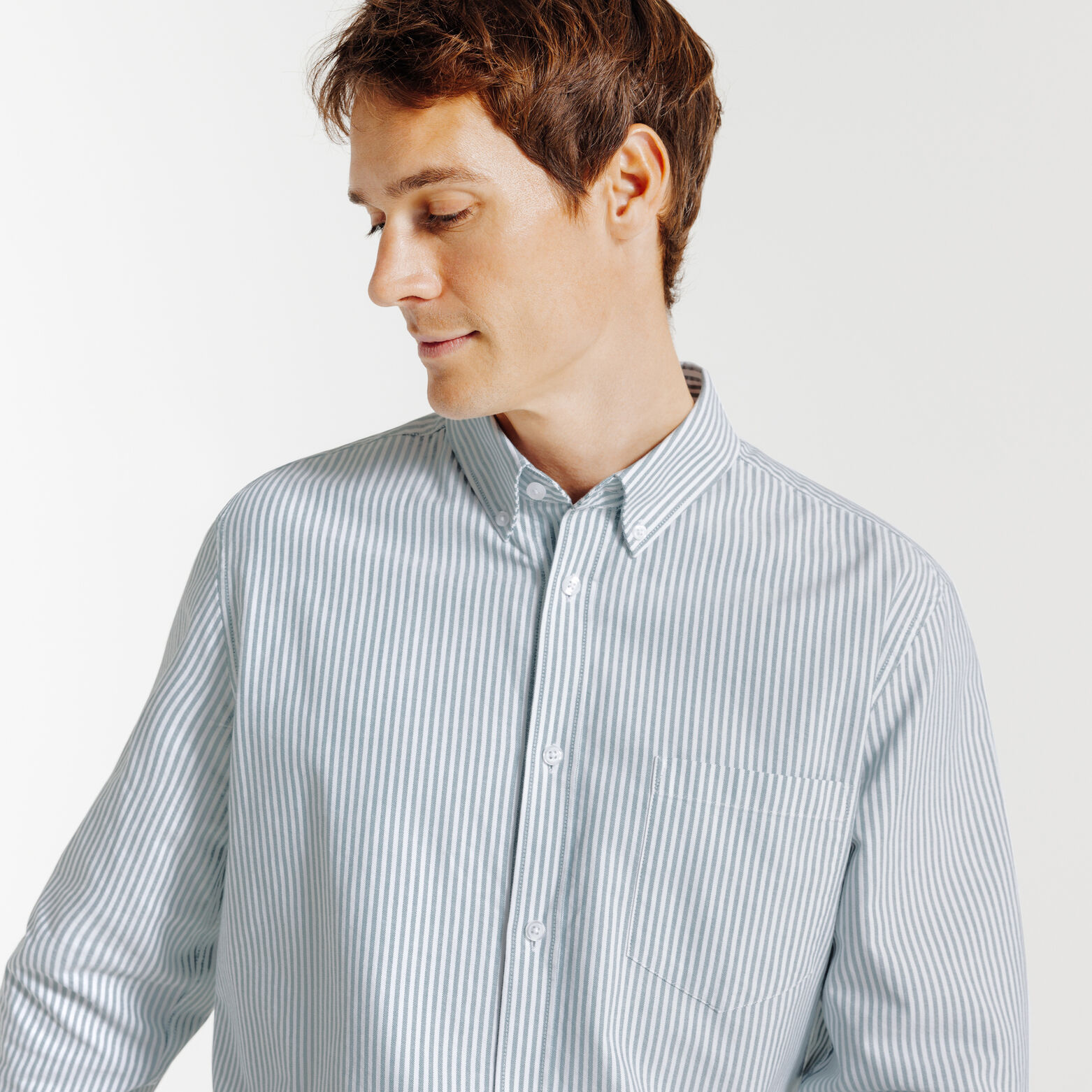 Chemise oxford ray&eacute;e "le parfait by JULES"