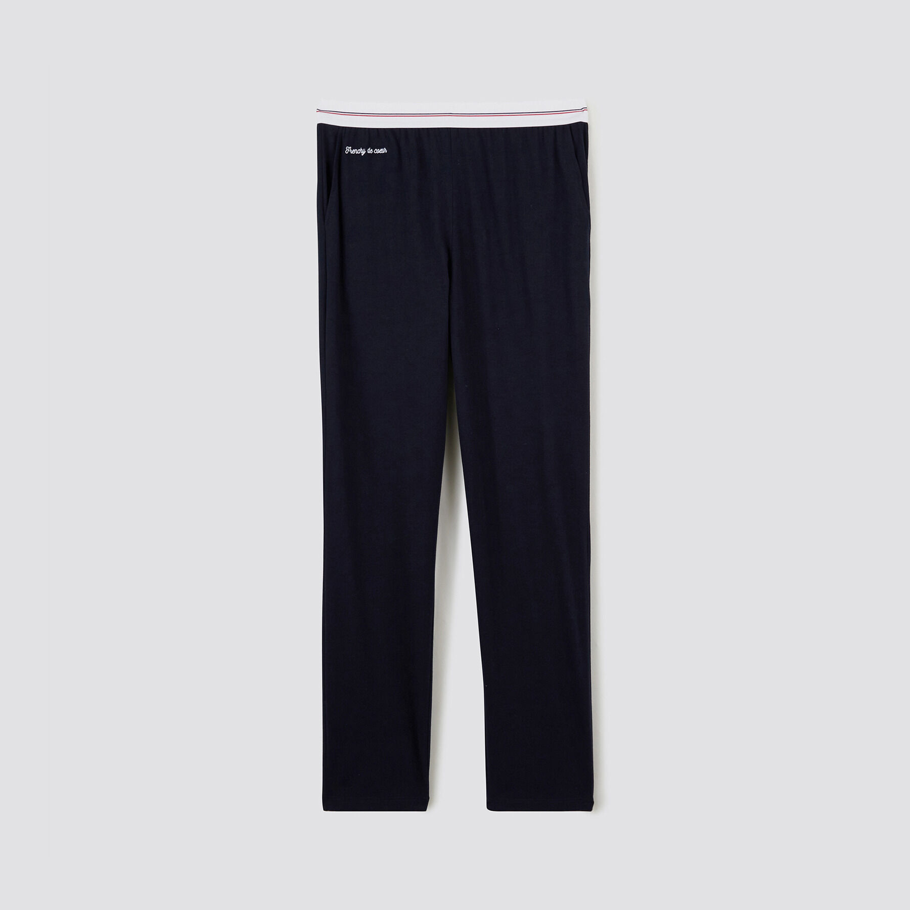 Pantalon de pyjama confectionn en France Bleu fonc Jules