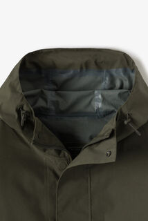 Parka longue waterproof &agrave; capuche