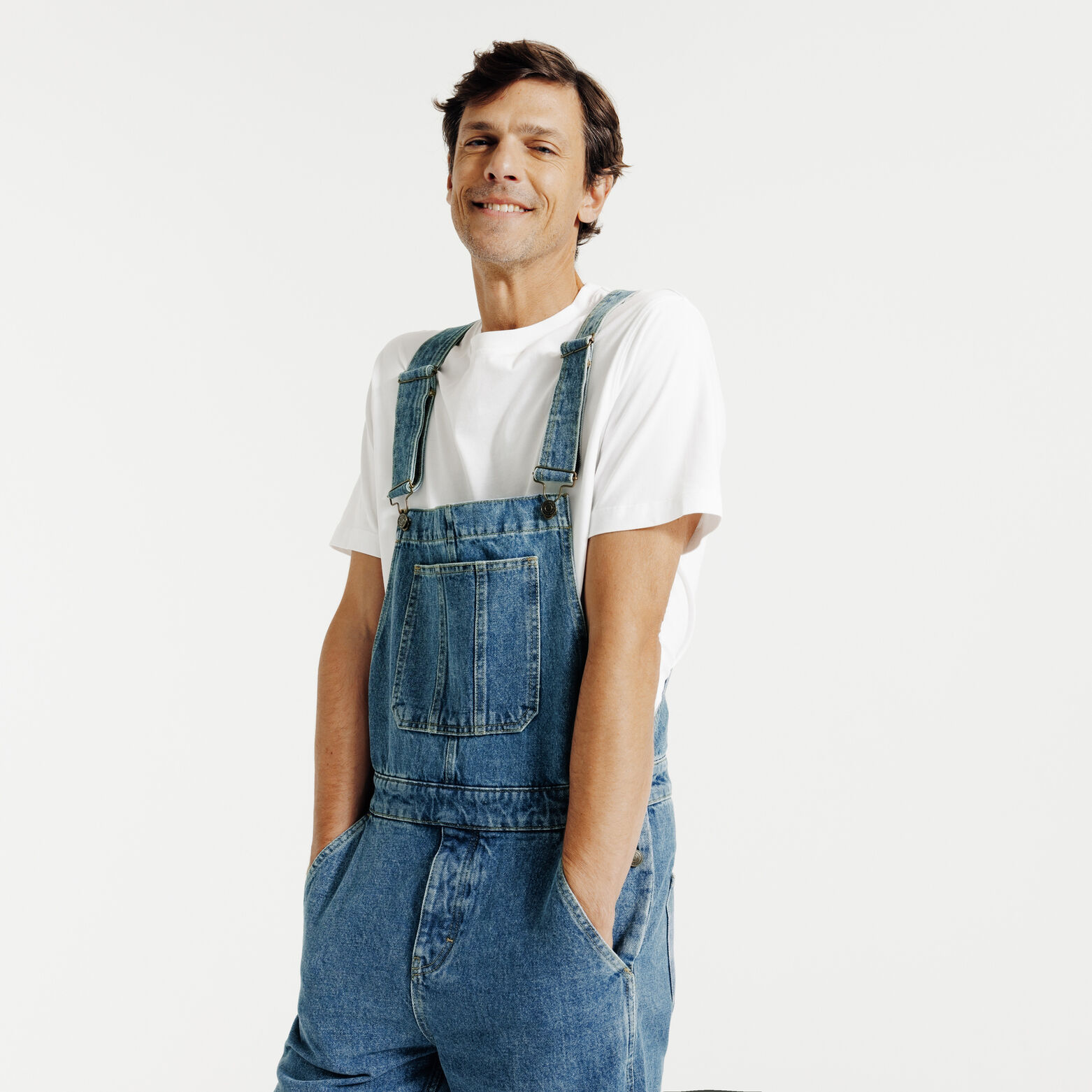 Overall in denim