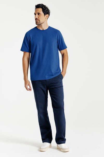 Tee shirt matière douce col rond