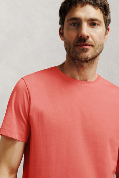 Basic T-shirt met ronde hals
