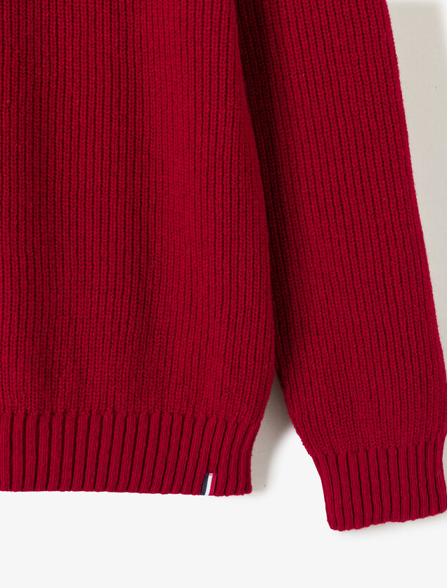 Trui van merino/kasjmiermix Made in France