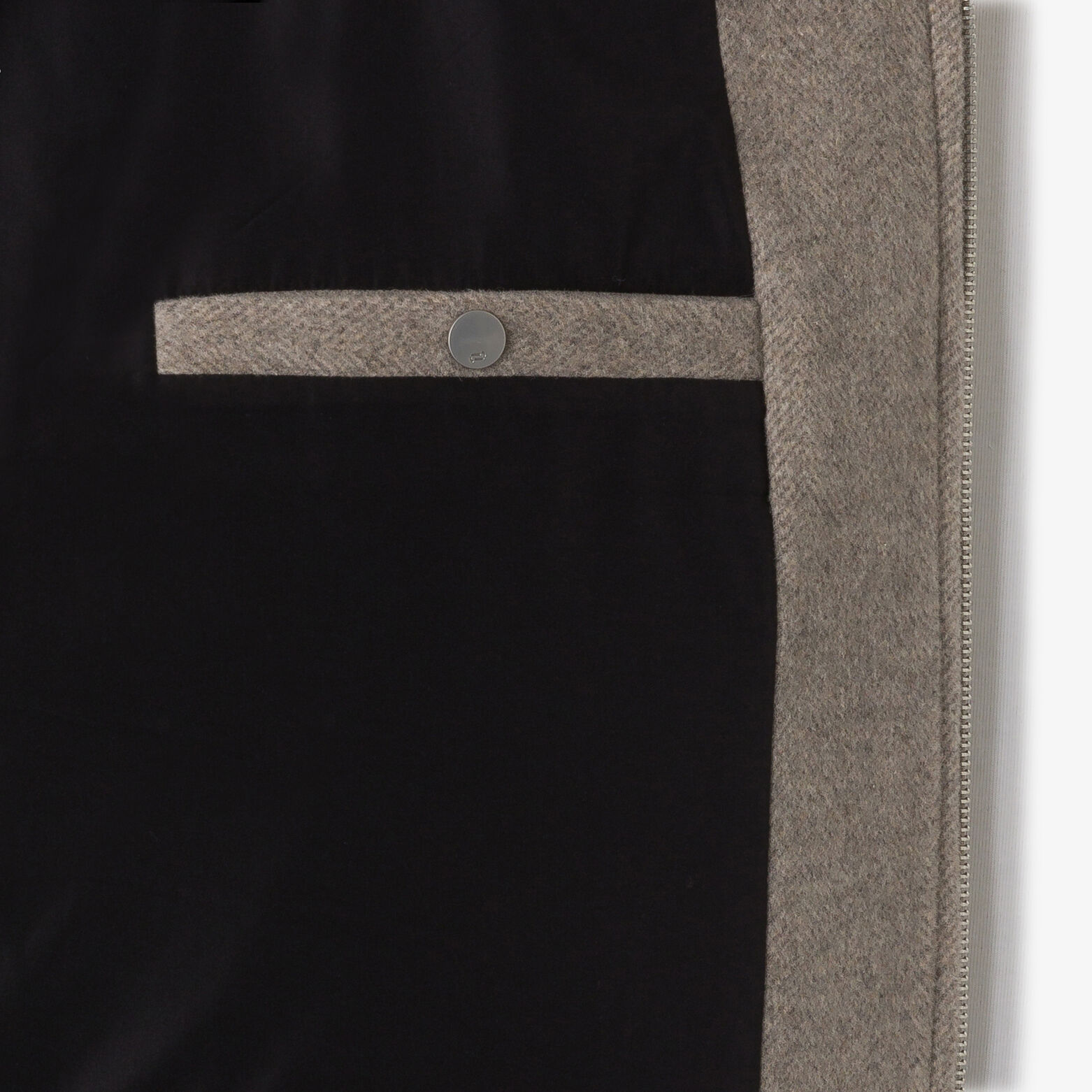 Jack met hemdskraag en rits