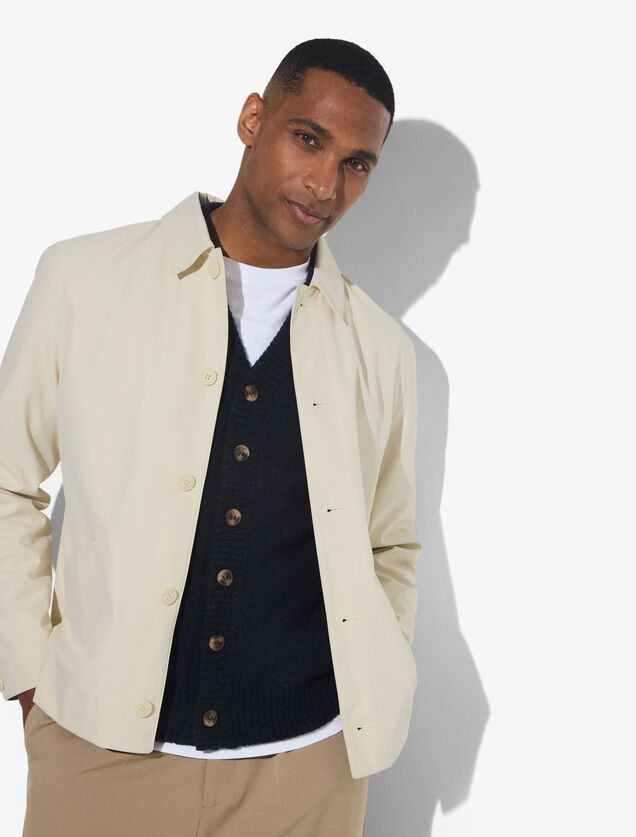 Veste mi-saison col chemise