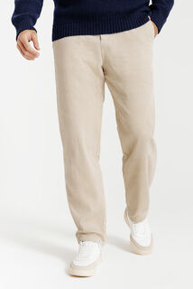 Pantalon en velours taille &eacute;lastiqu&eacute;e