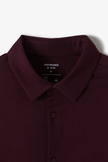 Chemise en maille coton slim