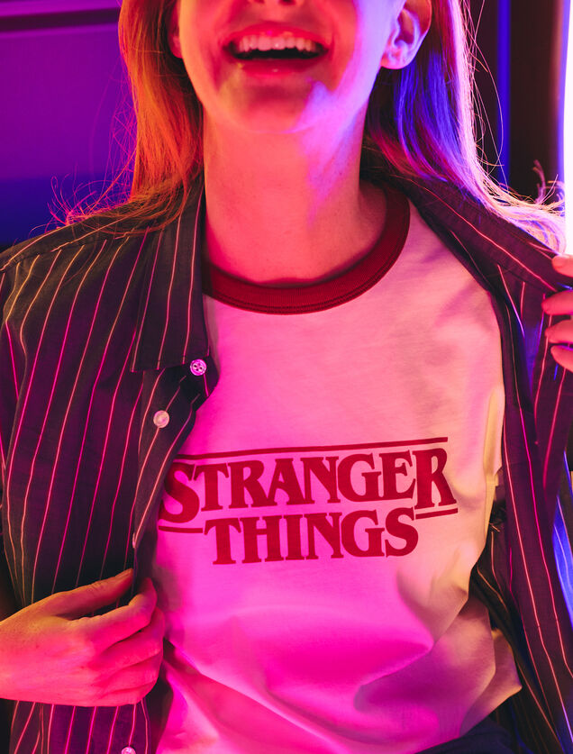 Tee shirt imprimé licence Stranger Things