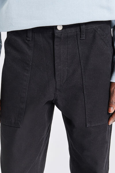Brede streetwear-broek met grote zakken vooraan