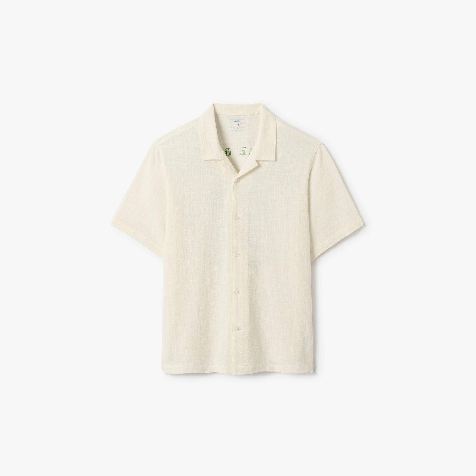 Chemisette en coton broderie dos