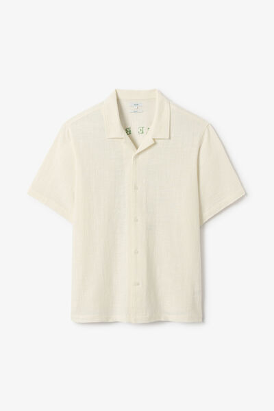 Chemisette en coton broderie dos