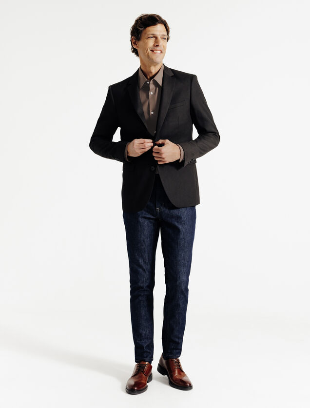 Chemise sans repassage en coton regular