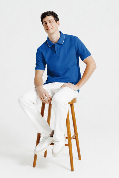 Polo manches courtes uni "le parfait by JULES"