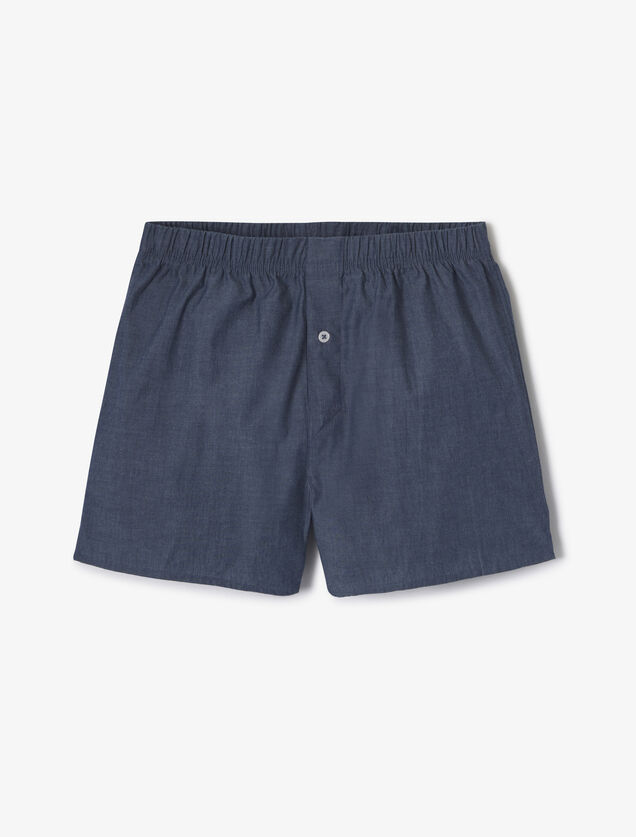 Cale&ccedil;on uni en coton