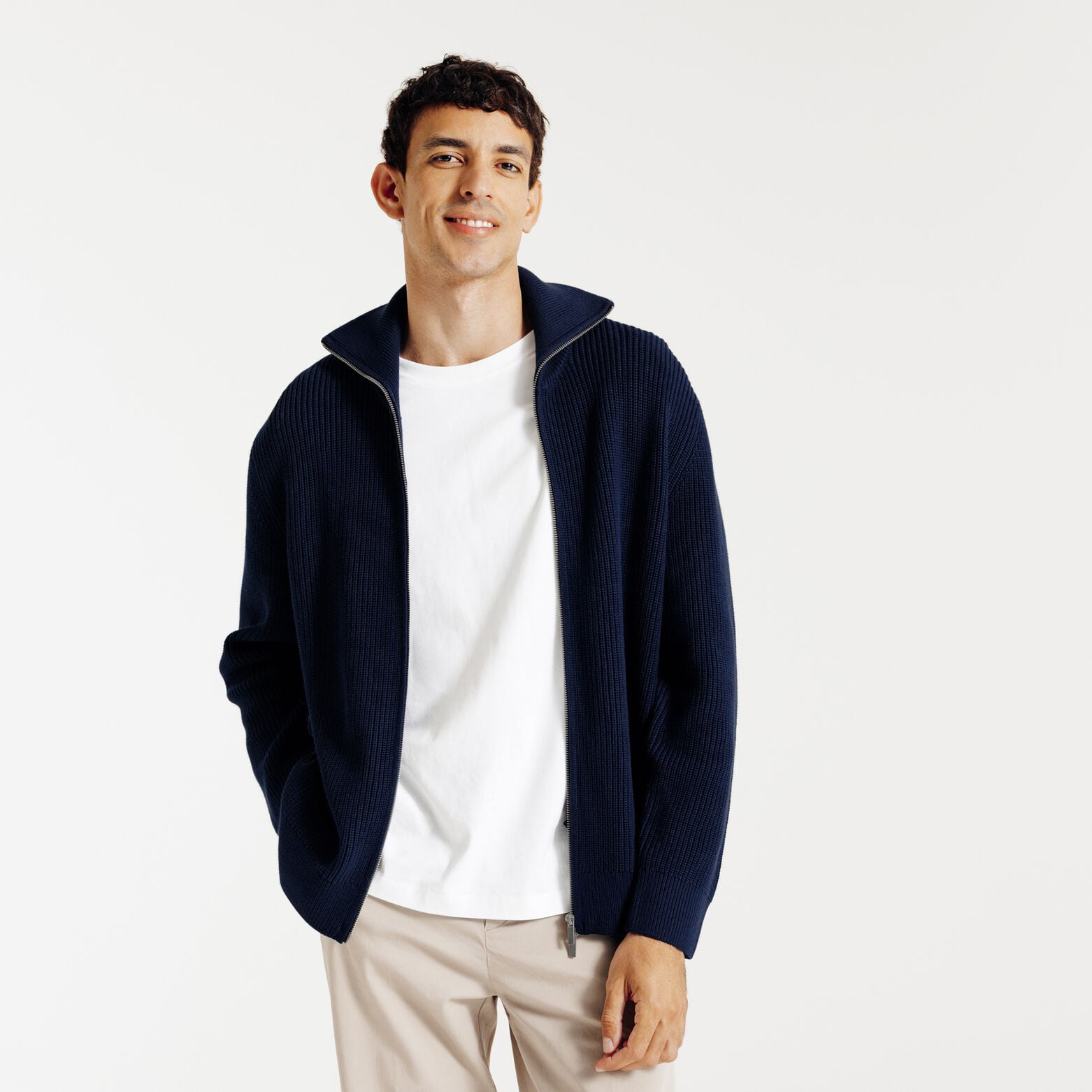 Gilet zipp&eacute; col camionneur