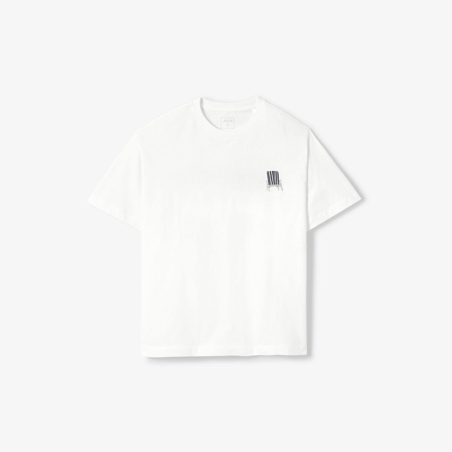 Tee shirt imprim&eacute; devant dos transat