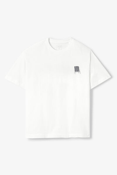 Tee shirt imprim&eacute; devant dos transat