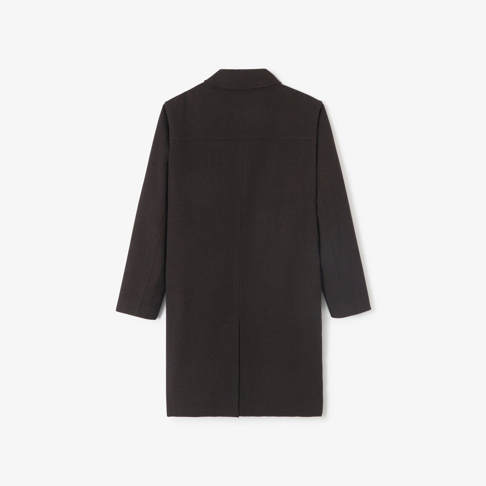 Manteau long col chemise