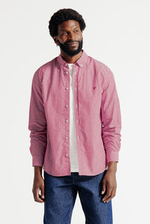 Chemise en coton ray&eacute;e color&eacute;e