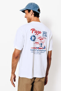 Tee shirt imprim&eacute; col rond